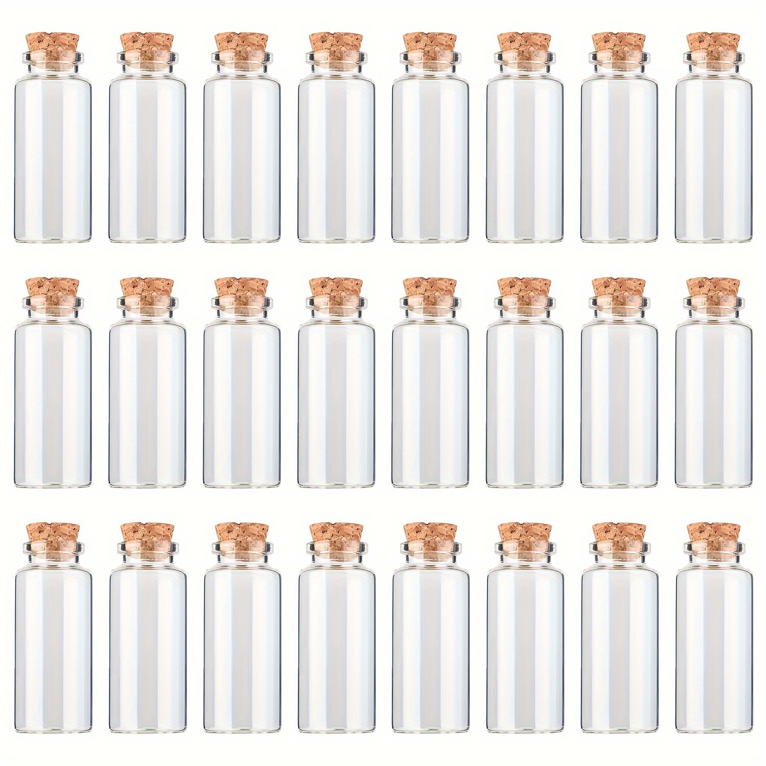 

24pcs 10ml Vials Stoppers - For Diy Projects, &