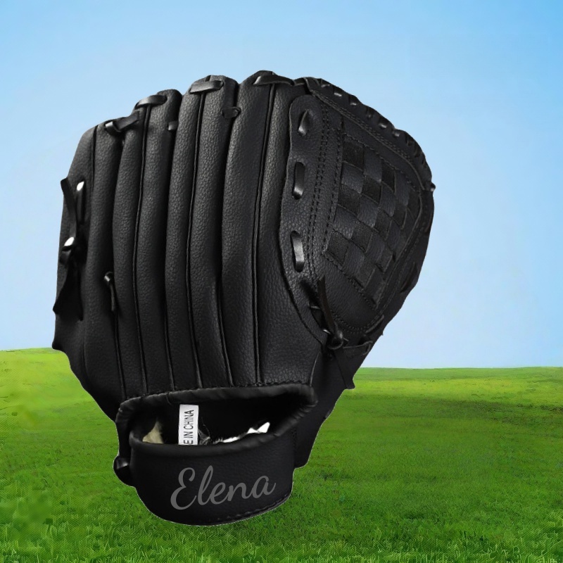 TEMU Custom-made Baseball Glove Featuring A Personalized Name, Suitable For Baseball And Softball. Made From Durable Pu Material, This Thick Glove Is