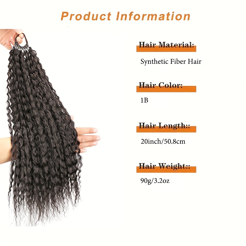 50.8cm long   ponytail extension with elastic rubber band - 12 strands synthetic hairpiece for women,   afro curly hair, easy to style, natural look,  , natural look hairpiece,   hairband details 3