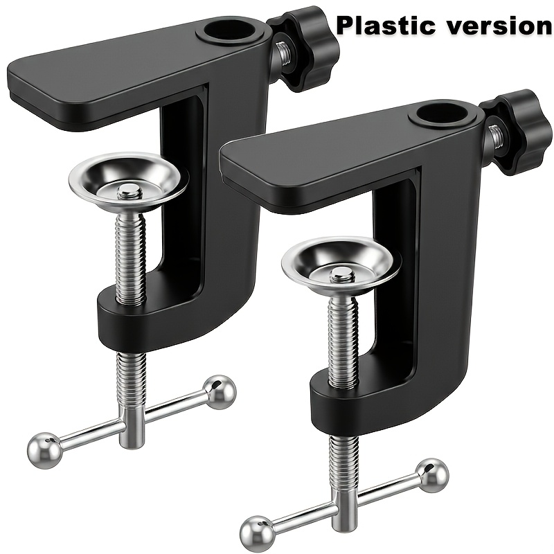 TEMU 2pcs Replacement Desk Clamp For Microphone Suspension Boom Scissor Arm Stand