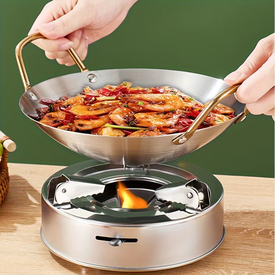 

Portable Stainless Steel Stove For Outdoor Camping, Picnics & Home Use - , Lightweight Cooker