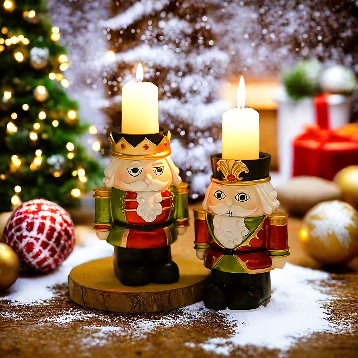 

Christmas Nutcracker Aromatherapy Decor - Resin Indoor/outdoor Home Accent For Holiday & Thanksgiving