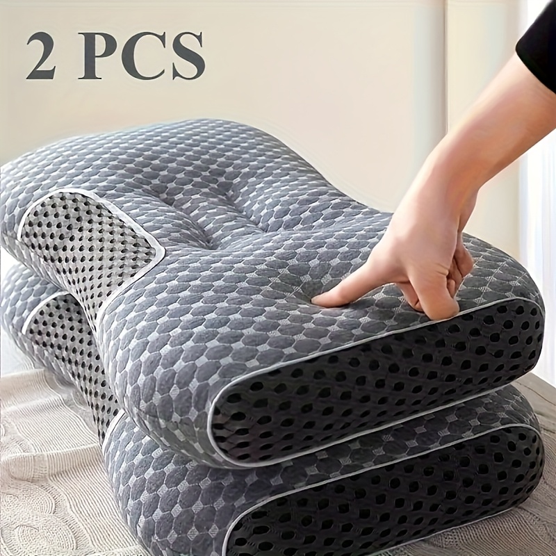 1/2pcs of Luxury Hotel Pillows, Fiber Pillows/Bed Pillows/Pillow Cores - in Line with for Home Design, High-Quality Pillow Cores, High Rebound Three-Dimensional Fluffy Pillows/Pillow Cores - Hotel Pillow Cores, Pillow Cores, Pillowcase Cores