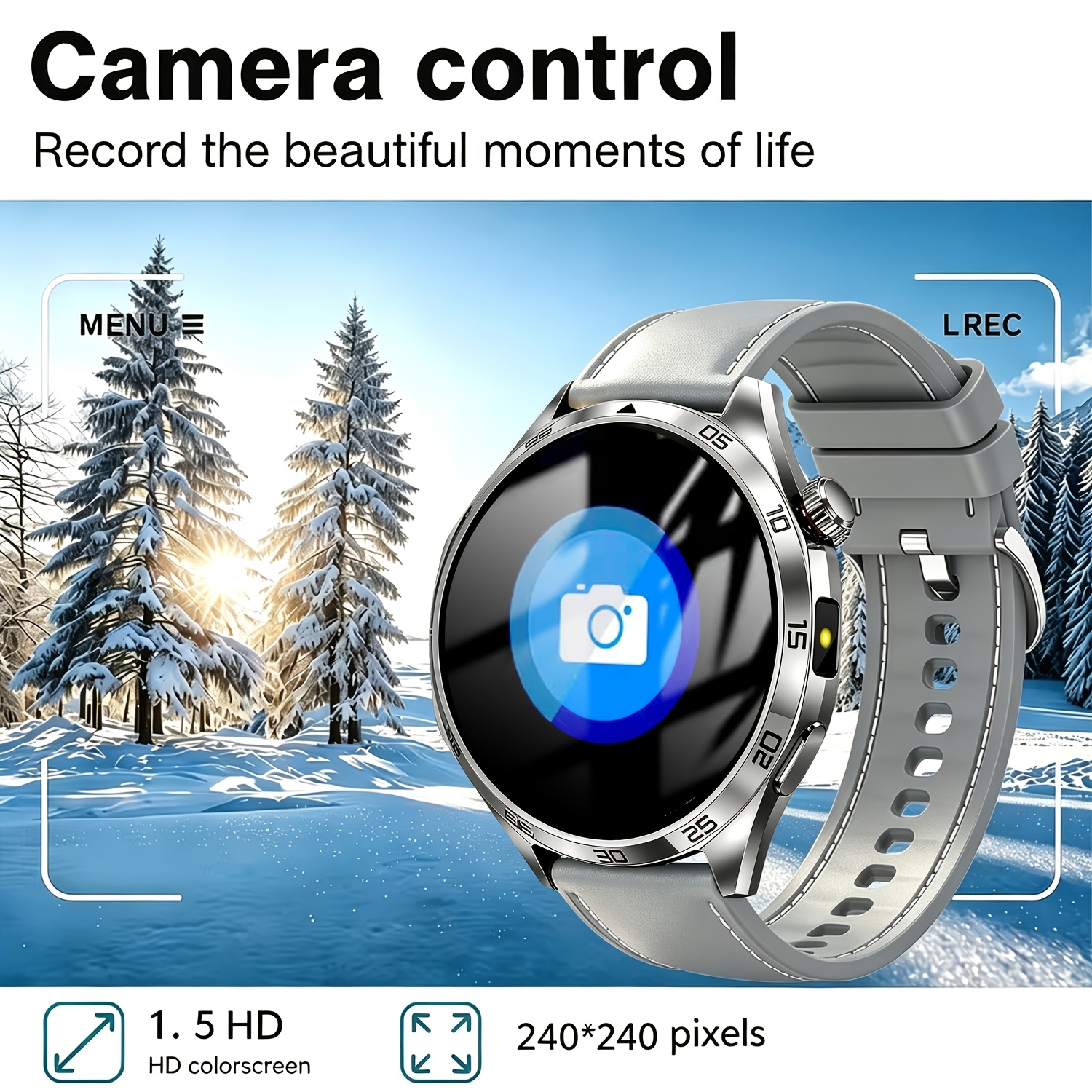 2026-HD Smart Watch/Fitness Band with Full Touchscreen