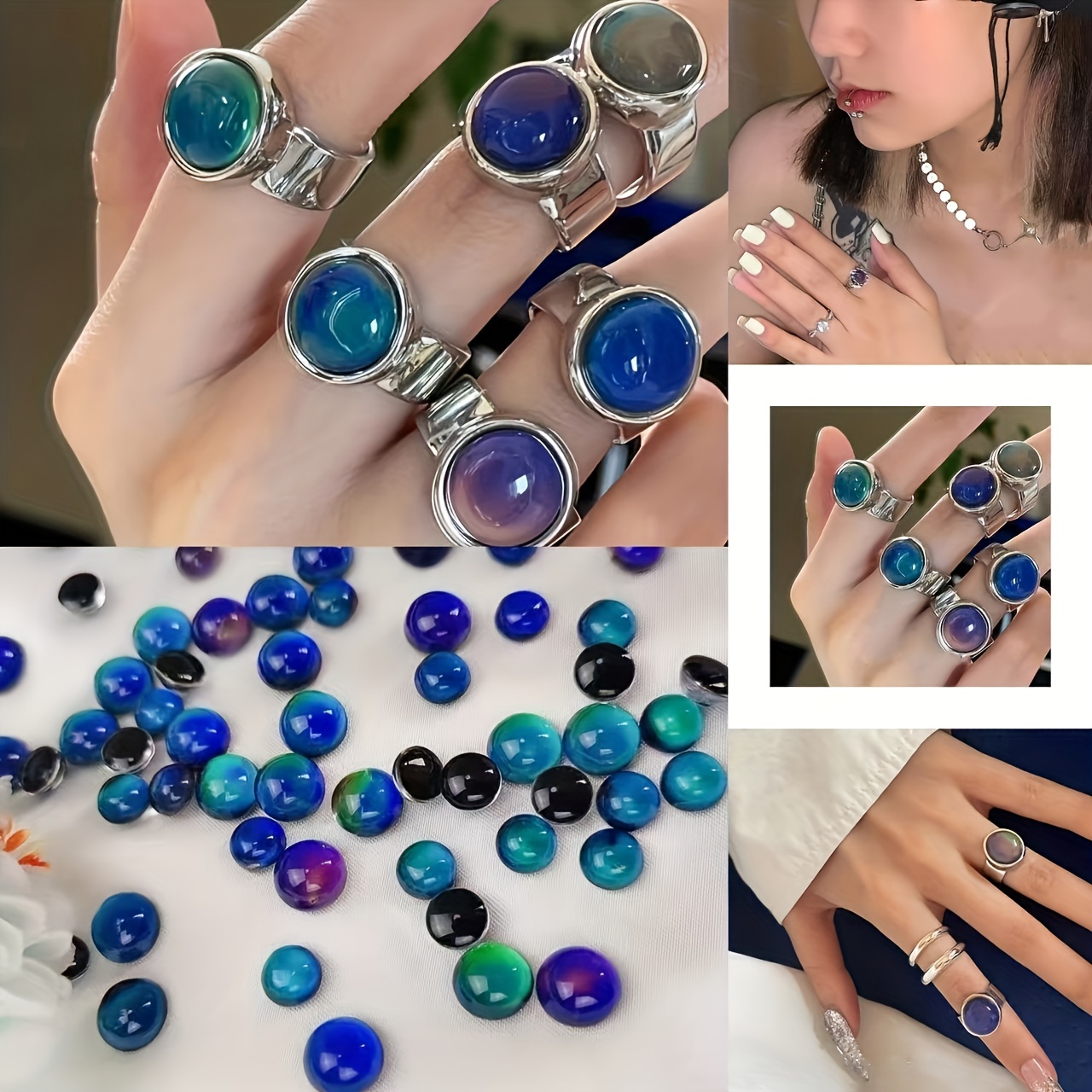 

10pcs , Synthetic , For Making, , Necklaces, Crafts, No Required, For Christmas