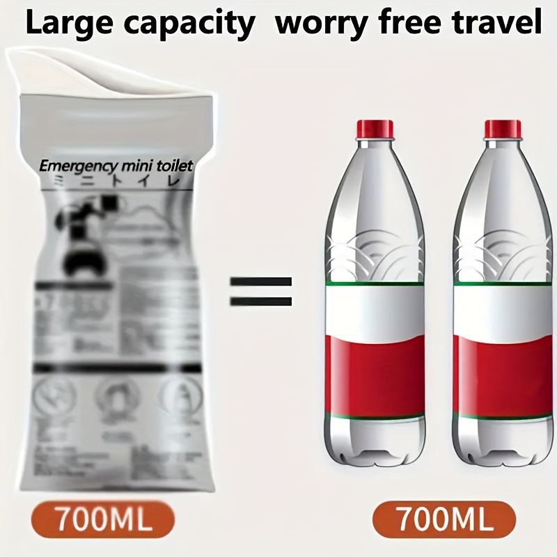 5/10/20 Disposable Urine Bags, 700CC Emergency Urine Bag, Neutral Urine Bag, Female Urine and Vomiting Bag, Suitable for Travel Traffic Congestion, Camping, Hiking, Suitable for Adults and Youngsters
