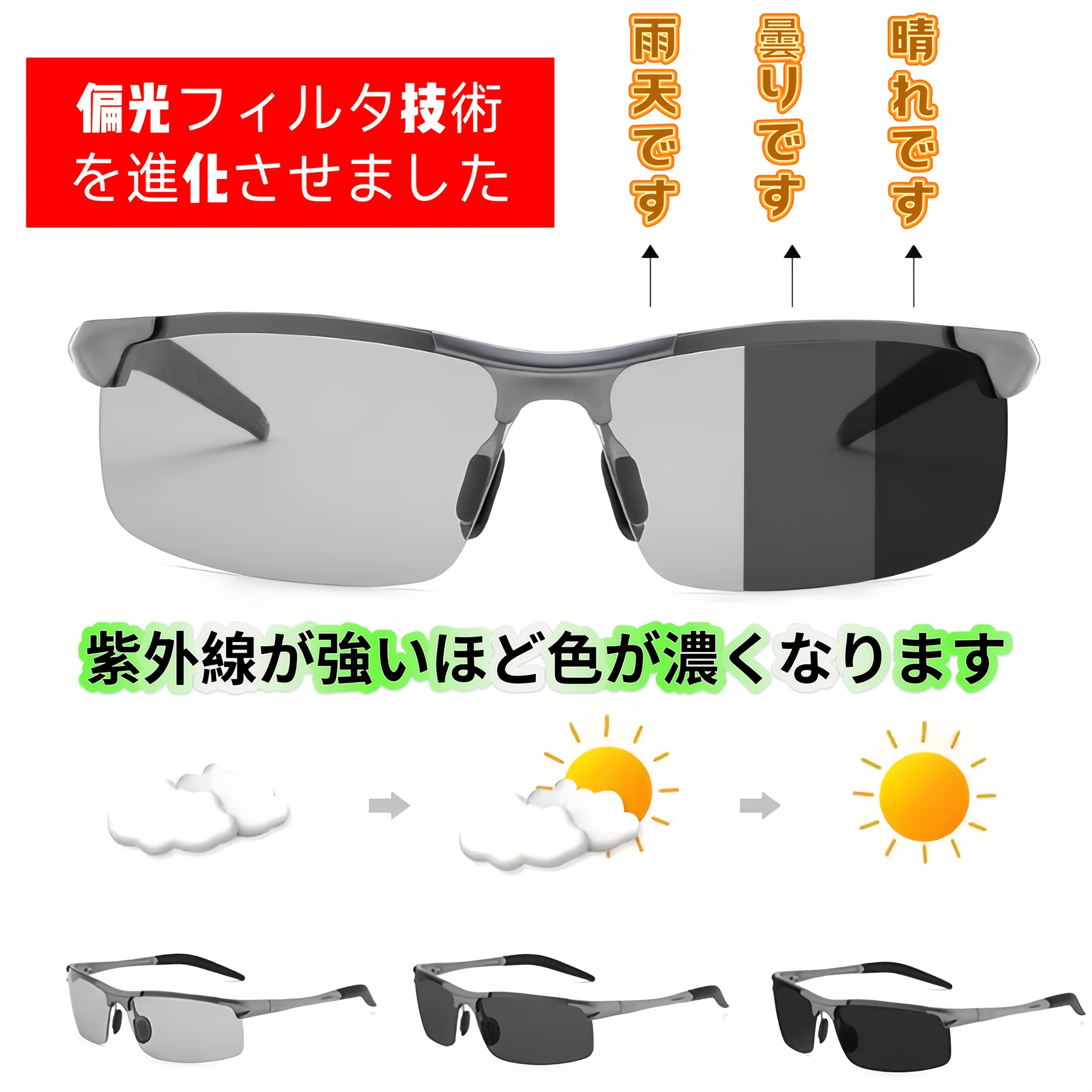 TEMU A Pair Of Unisex Black Polarized Sunglasses, Supports Local Delivery! Frame, High-definition Tac Polarized Lenses For Uv Protection, Lightweight