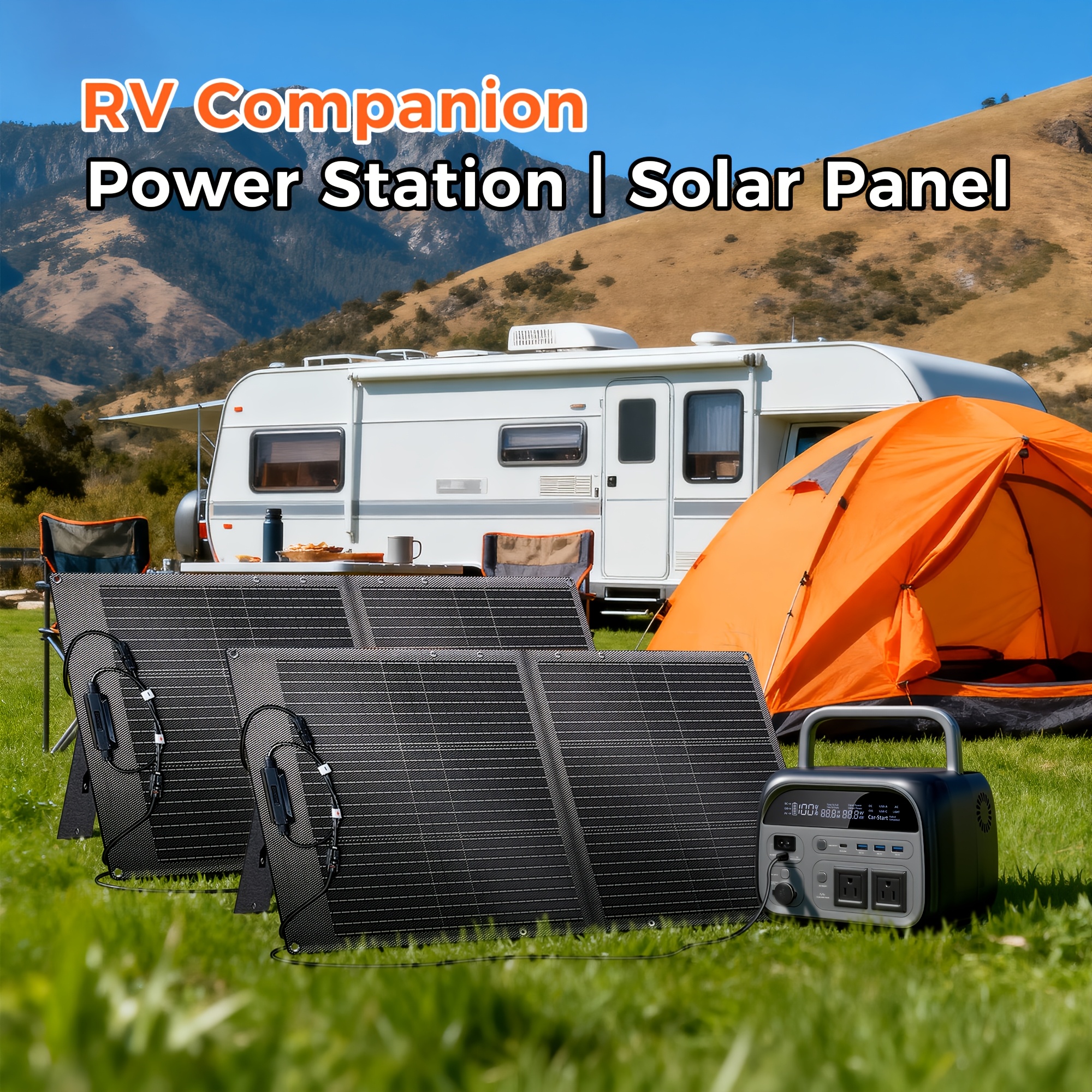 2400w ups portable power station 2048wh lifepo4 battery - Temu