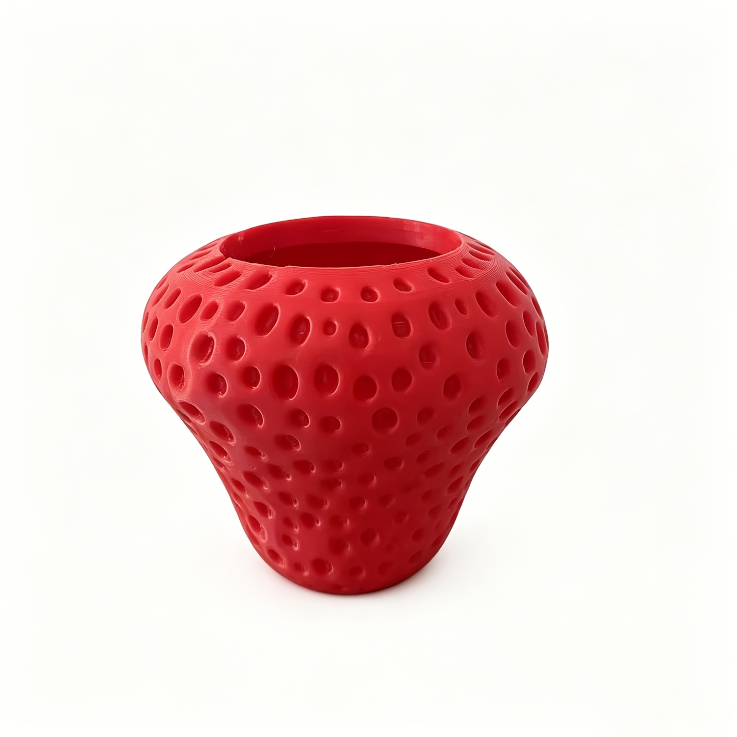 TEMU 1 Pot de fleur de fraise pastoral frais, en plastique durable. délicat et adorable convient pour les bureaux, les bureaux de bureau, les appuis