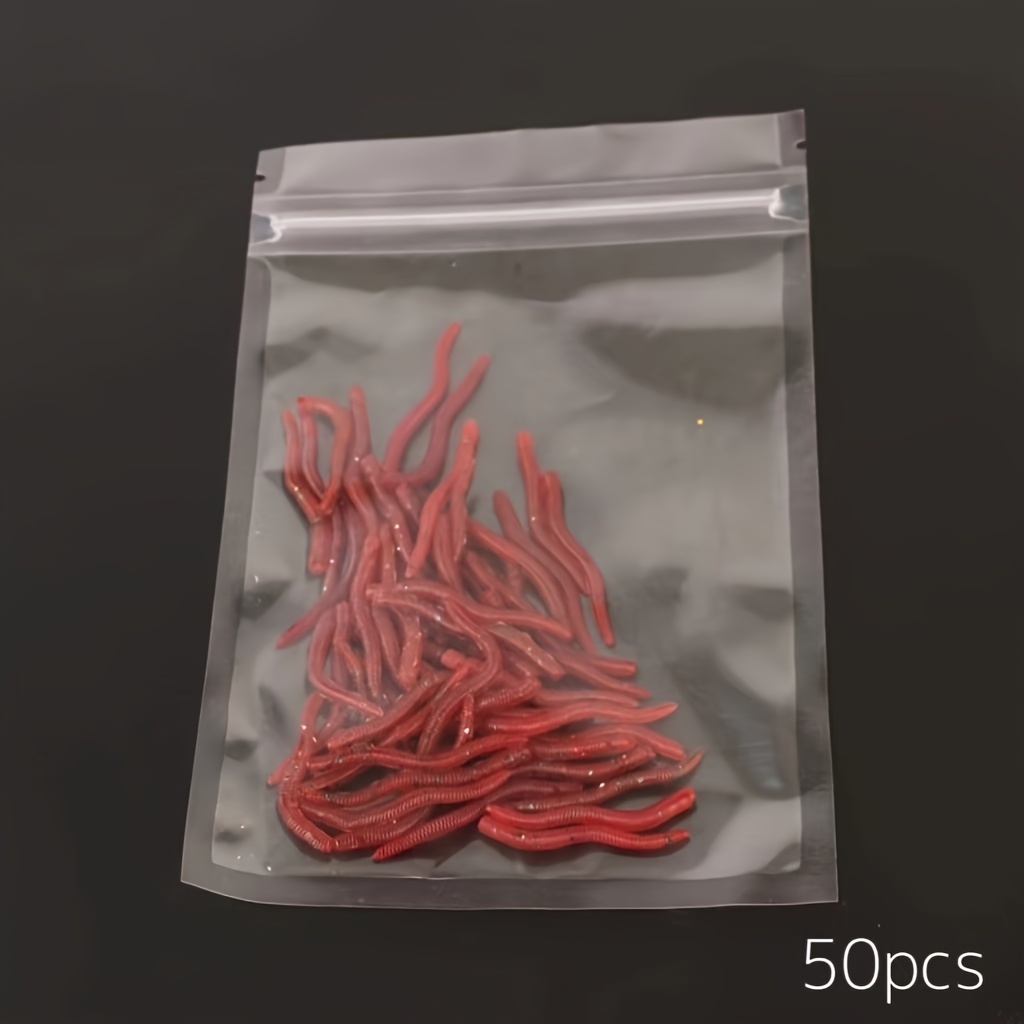 Simulation Bait, Red Worm Simulation Bait, Sea Fishing Road Sub Simulation Bait, Red Worm Bait