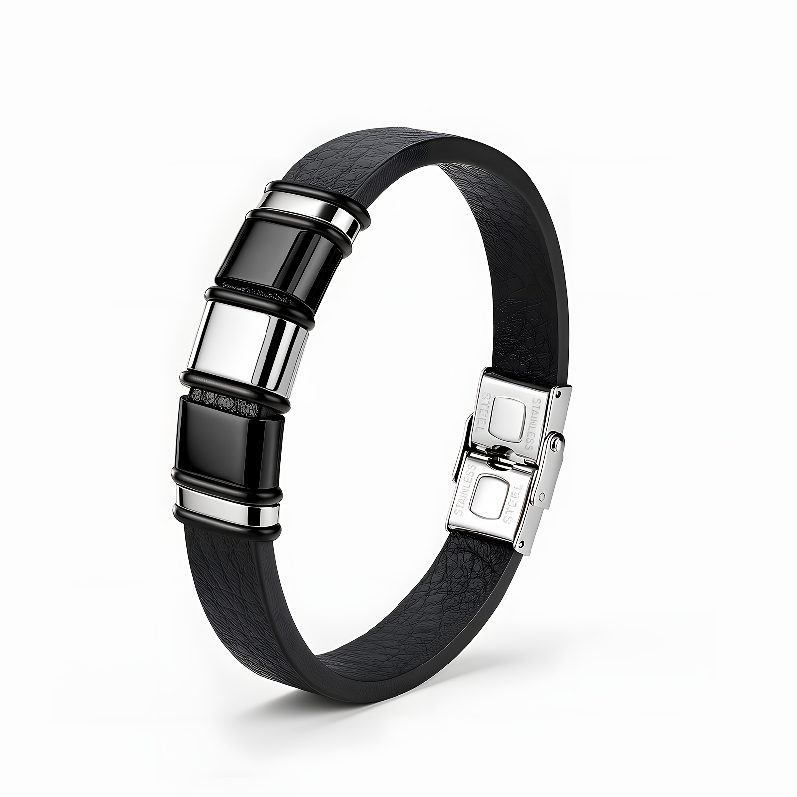 TEMU Bracciali in PU da , bracciale a fascia stile , gioielli con ciondolo per , regali