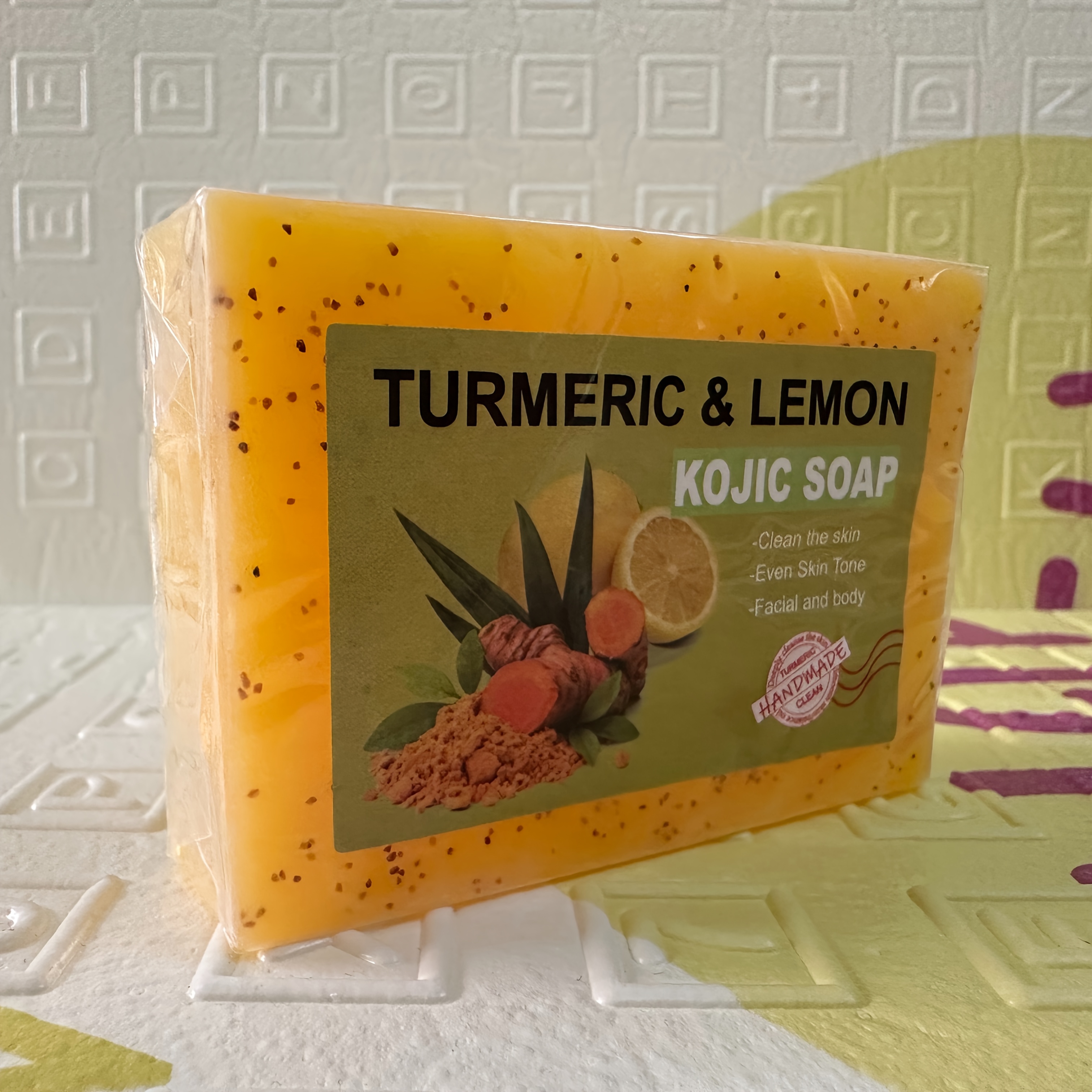 Image of Skhp Deep Cleansing Turmeric Soap With Retinol, Kojic Acid, And Ascorbic Acid. Gentle, Moisturizing, And Non-irritating. Leaves Skin Refreshed Without Tightness. Suitable For Types