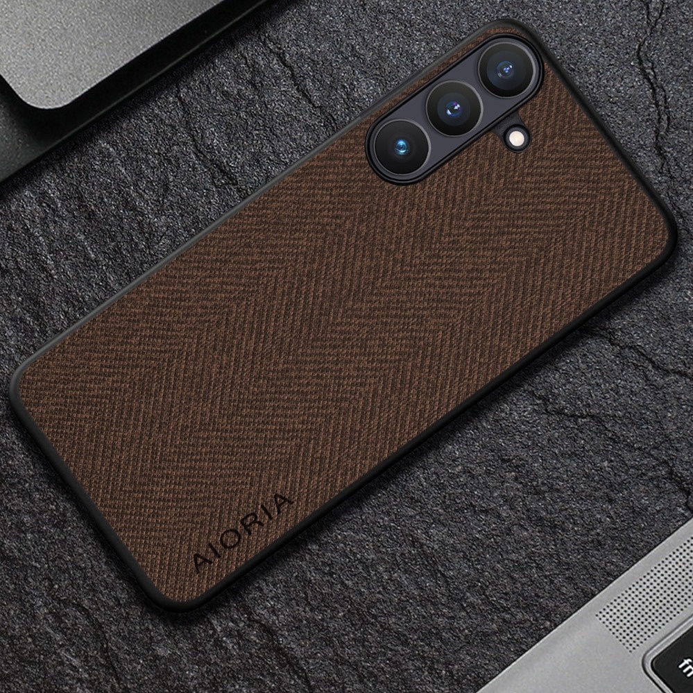 TEMU For Case For Galaxy S25 Edge Fe With A Woven Design, Suitable For Business Use.
