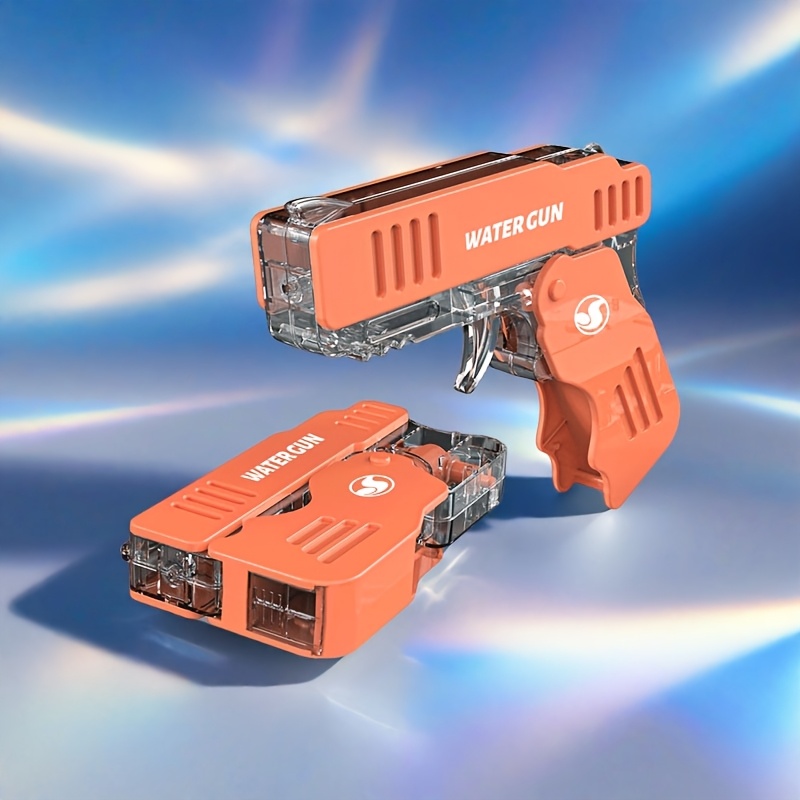 Foldable Water Gun for Kids Continuous Shooting Water Pistol Toy