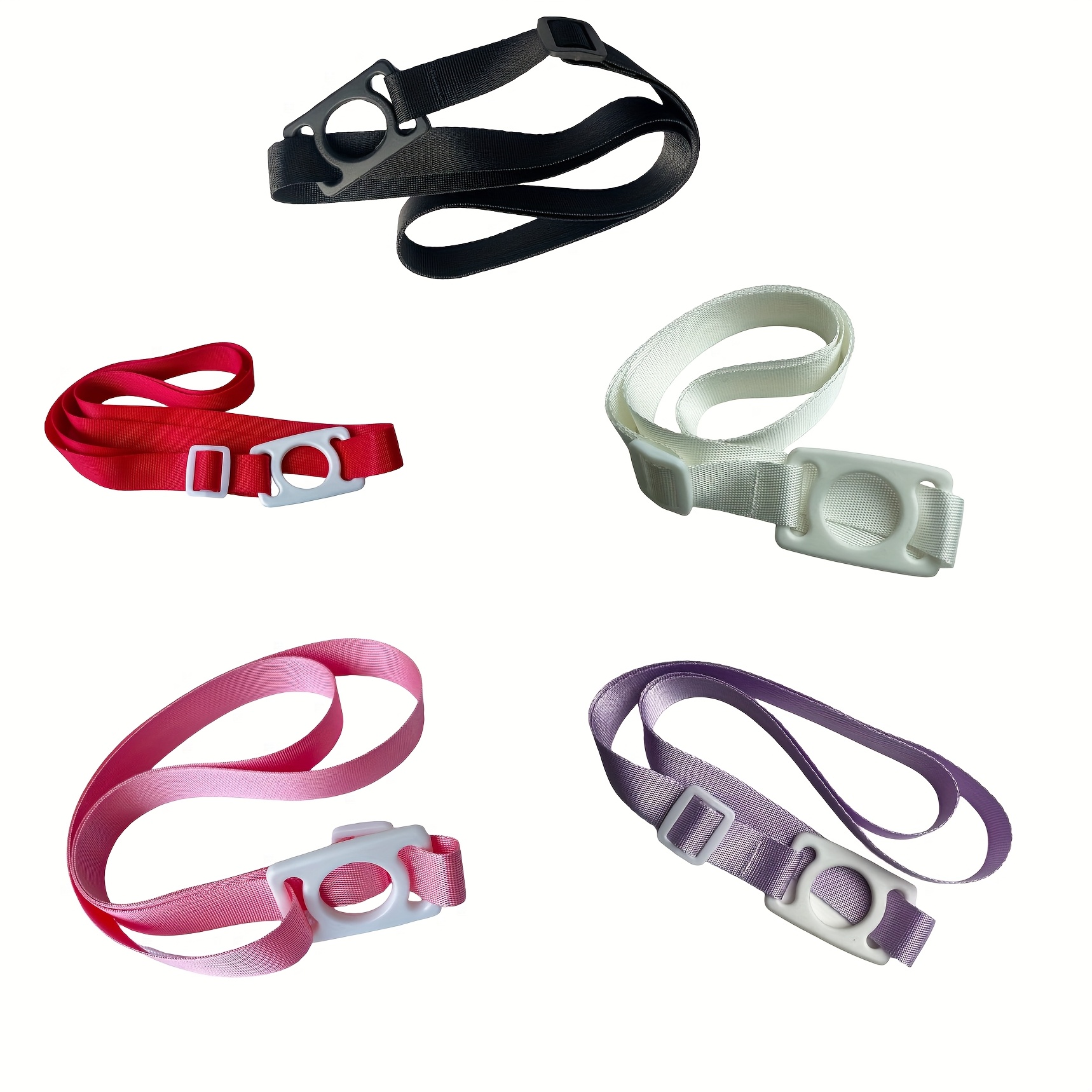 5pcs Portable Insulated Water Bottle Shoulder Straps - Ergonomic Silicone Loop Straps, Suitable For Hiking, Gym, And More, Style