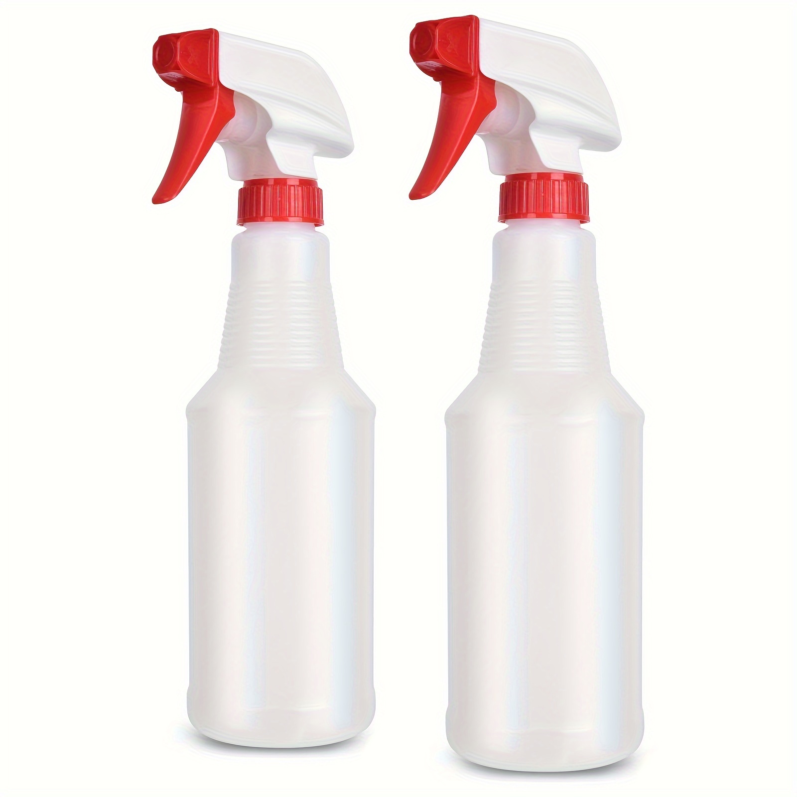 

2-pack Pe Spray Bottles 16 Oz - Leak Proof, Clog Free Adjustable Nozzle, Bpa & Pvc Free, Hdpe #2 Heavy Duty Plastic, Chemical Resistant For Cleaning Solutions, Plants, Pets, , Vinegar & Alcohol