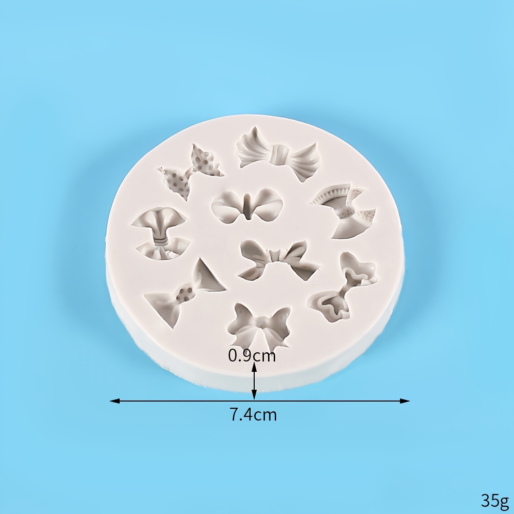 TEMU Moule en silicone 1 pièce avec nœud, utilisé pour la décoration DIY, le nail art, les coques de téléphone, les accessoires décoratifs pour