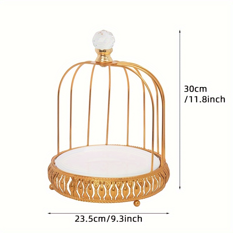 Elegant Gold Metal Birdcage Perfect Displaying Temu Australia
