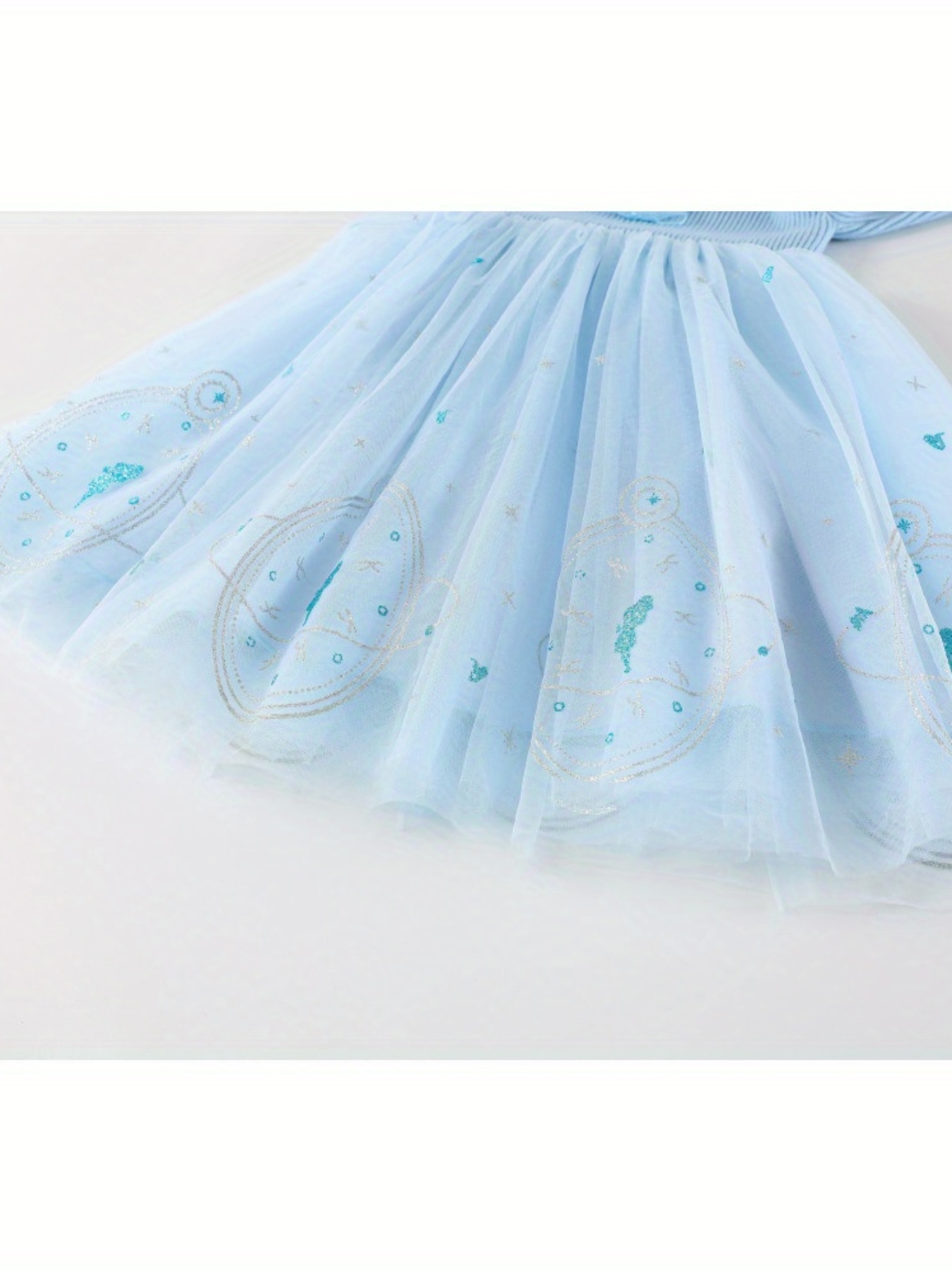 strapless open back dress Fairy Princess Wedding Dress 8 US / Seashell main image 1
