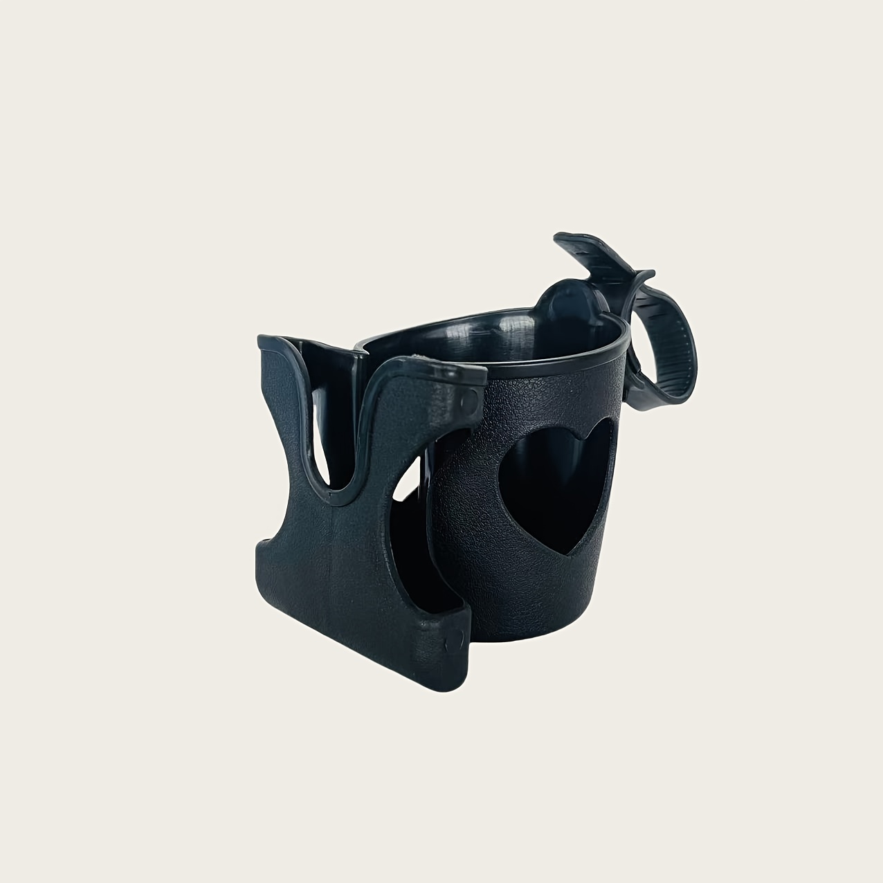 Black Stroller/bike Cup Holder, Durable Abs Material. Halloween, Christmas Event & Party Supplies New Year Gift