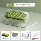 ice maker with lid food grade homemade tray large capacity storage box for home refrigerator push type ice storage and ice making deicing magic freezer replacement container
