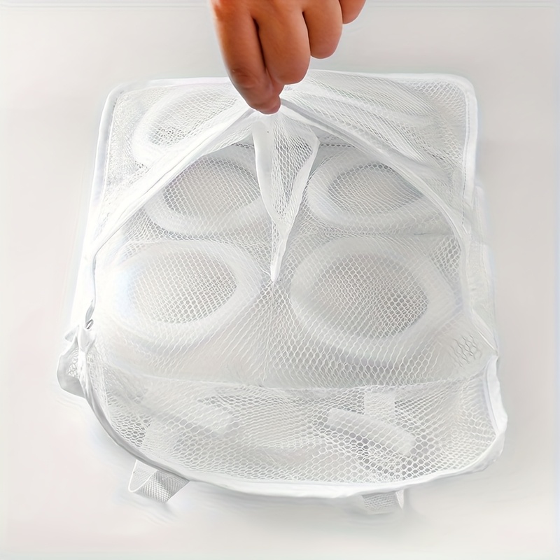 1pc Washing Machine Shoe Bag For Home, Lazy Anti-deformation Shoe Net Bag With Hanging And Drying Function