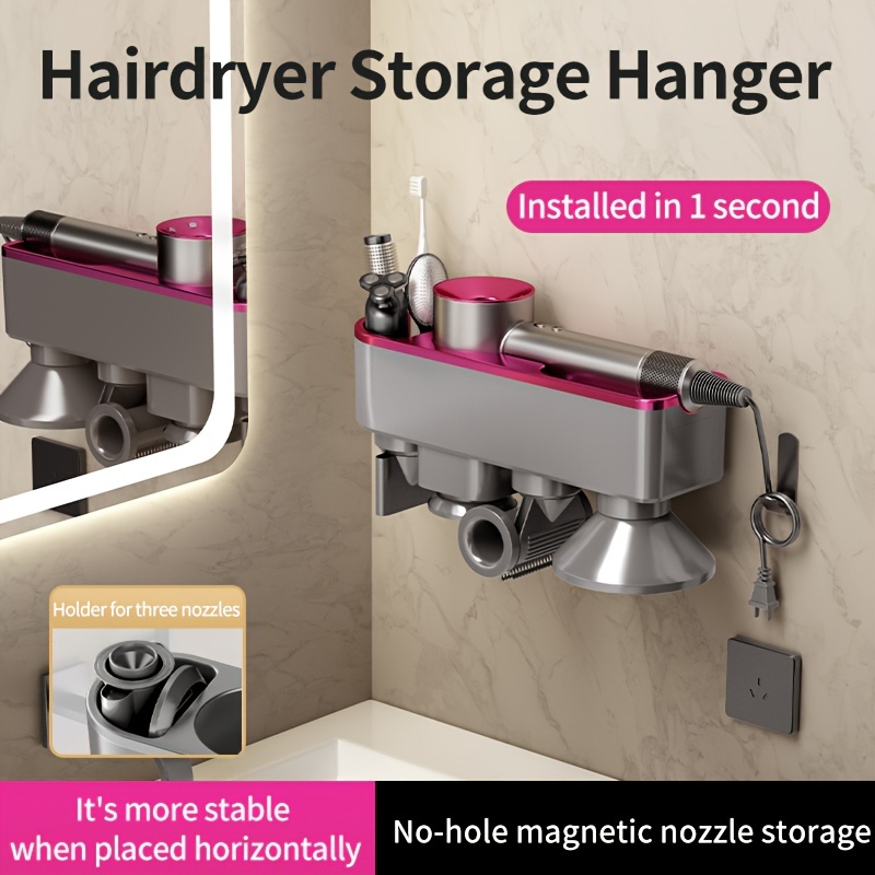 

-install Dryer - No , -mounted Organizer 6 For Bathroom Storage