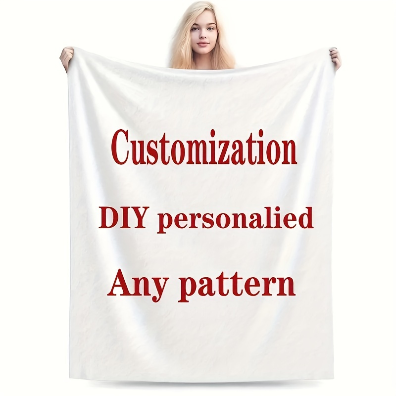 Custom Blanket with Pictures for Father's Day Gift