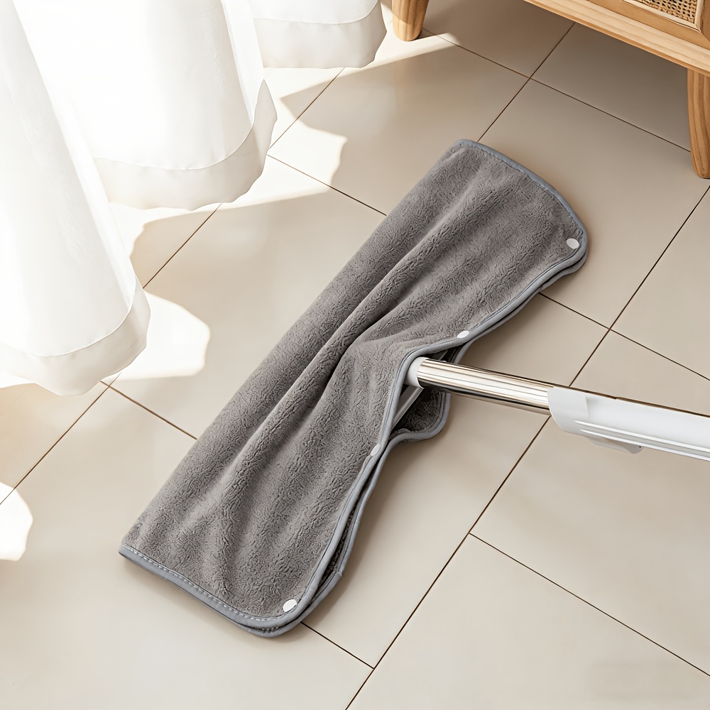 1/2 Set Of Squeegee Floor Mop Replacement Pads, Super Absorbent Coral Towels, For Floor Cleaning And Housekeeping