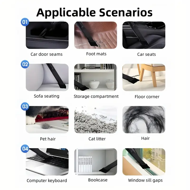 mini aspiradora portátil sin cable con 2 filtros lavables, de aspiración inalada sin cuerda, aspirador recargable para coche/ocio/hogar detalles 9