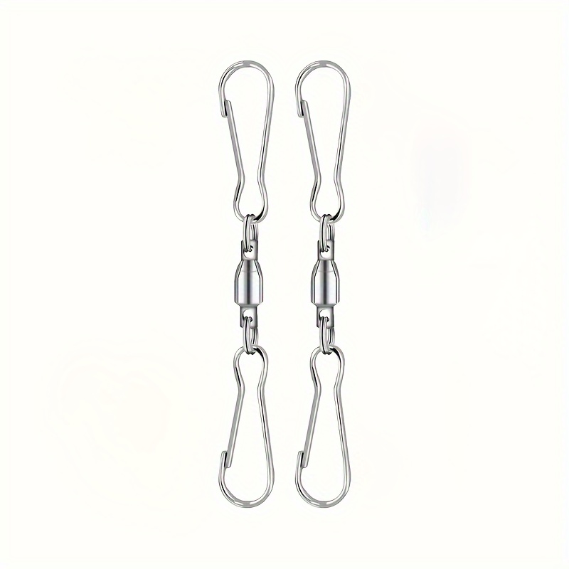 Spinning Dual Clip Swivels Hanger Hooks Hanging Wind - Temu