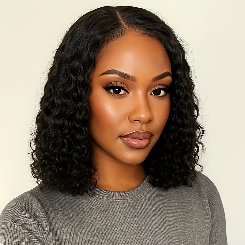 изображение предмета бразильские короткие парики для женщин, естественно пушистый волнистый , быстрая прическа пучок