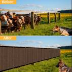 6x50ft privacy screen fence heavy duty fencing shade cover 170gsm 90 blockage mesh shade net for wall garden yard backyard 6 ft x 50 ft dark green