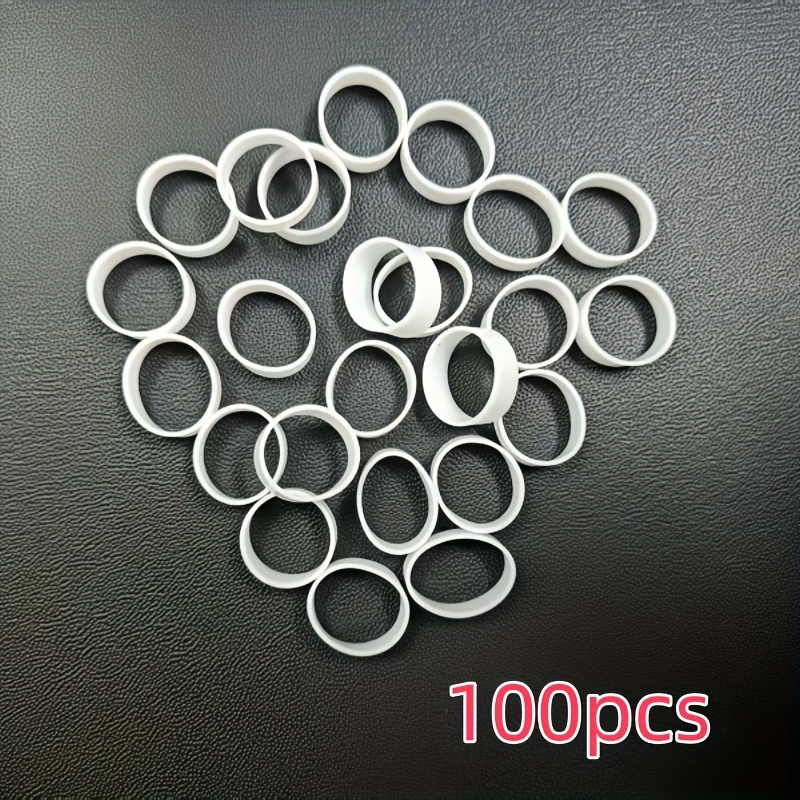 50pcs/100pcs/200pcs Silica Gel Ties-high Elasticity Rubber Band Wire And , Home, Office, School Organizing Additions