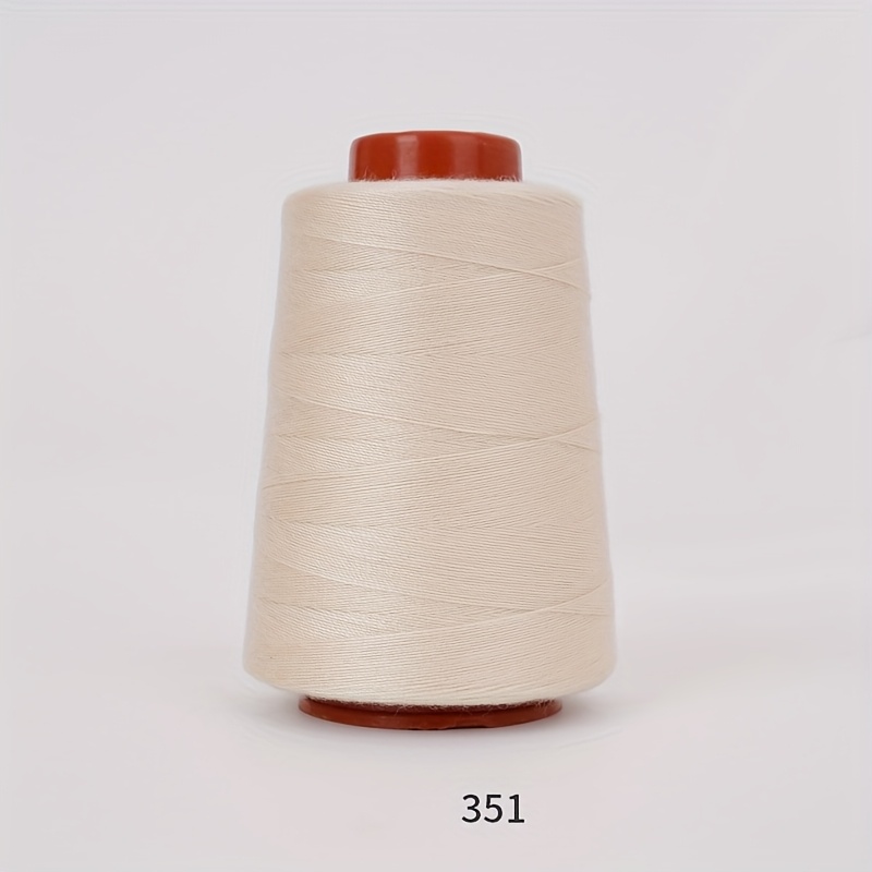 1pc Brown Sewing Thread, Household Hand Sewing Thread, 800 Yards, Small Pagoda 402 Sewing Machine Thread, Polyester Denim Thread