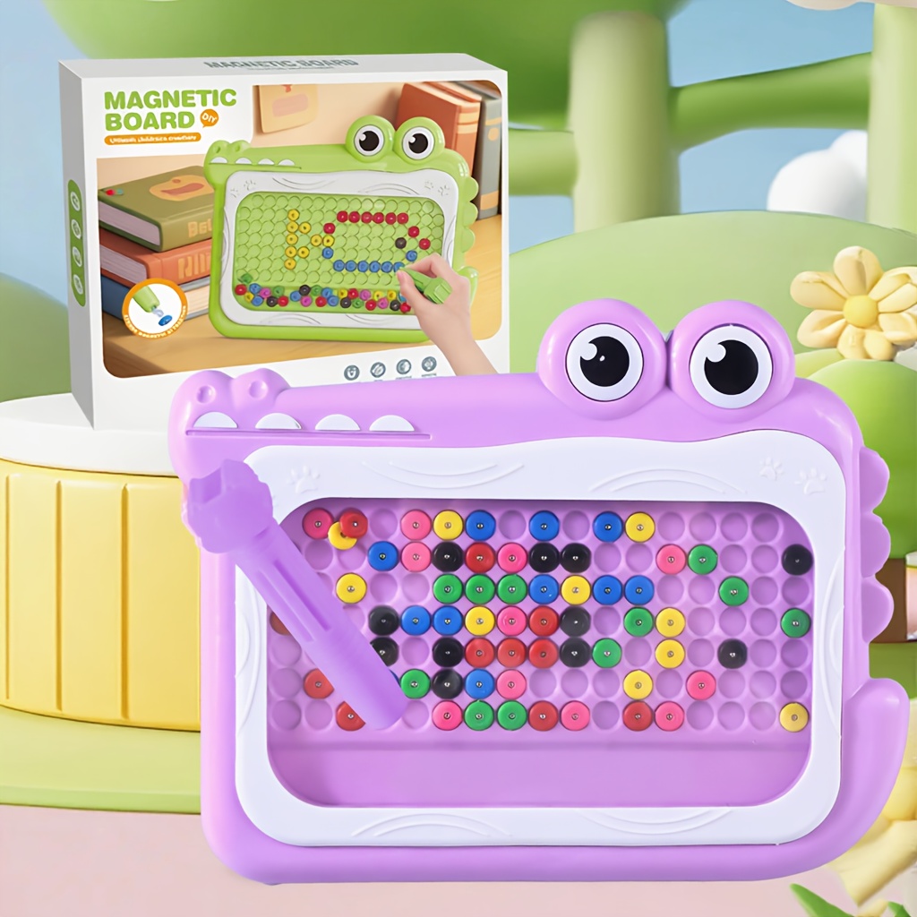 Magnetic Drawing Board with Colorful Puzzle And Magnetic Chessboard, a Toy for Kids to Draw And Doodle. Perfect for Christmas, Birthdays, And Holiday Gifts 6 Magnetic Drawing Board with Colorful Puzzle And Magnetic Chessboard, a Toy for Kids to Draw And Doodle. Perfect for Christmas, Birthdays, And Holiday Gifts - Image 6