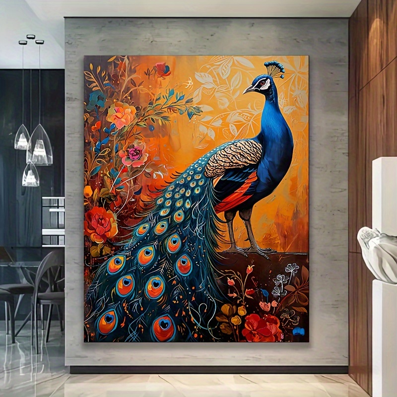 

Vibrant 31.5x47.24in Modern Canvas Art - Wall Decor For Living Room & Bedroom With And Intricate - A Touch Of Exotic To