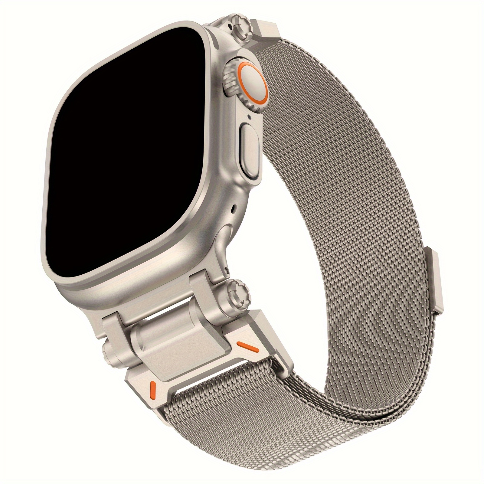 

Milanese For Apple - , Steel In Titanium//silvery/ - /1 (49mm), 10 (46mm), S9/8/7 (45mm), S6/5/4/se (44mm) &