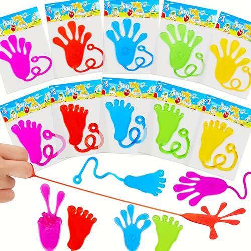 20pcs glitter party favors for kids birthday supplies spring summer stuffers classroom treasure box carnival prizes bulk treat trinkets pinata stuff mini stretchy toys random color