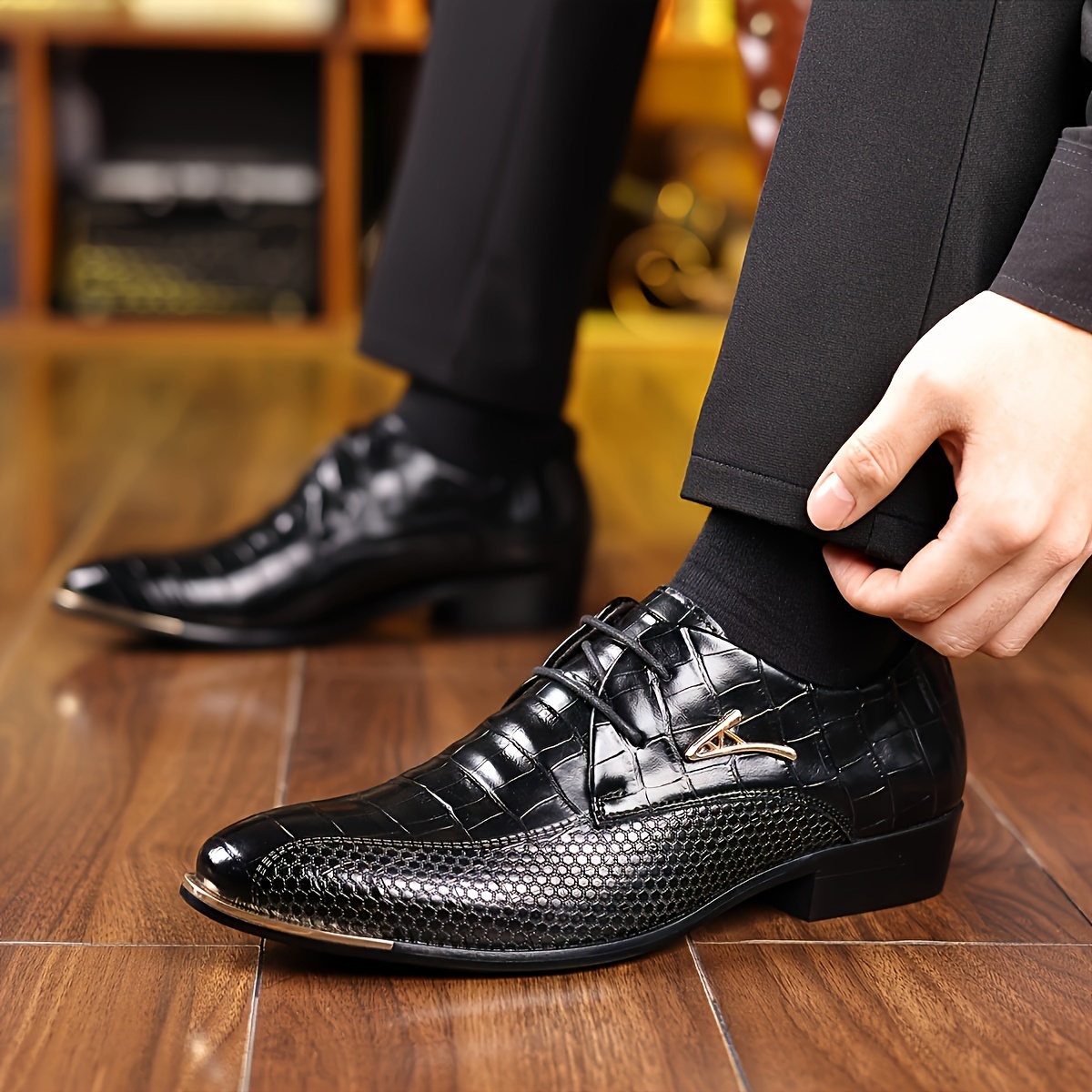 green emerald velvet dress Amazon.com | Men's Oxford Formal Dress Shoes Comfortable Classic Business  Lace Up Derby Plain Toe(A20712-BLK-40) main image 1