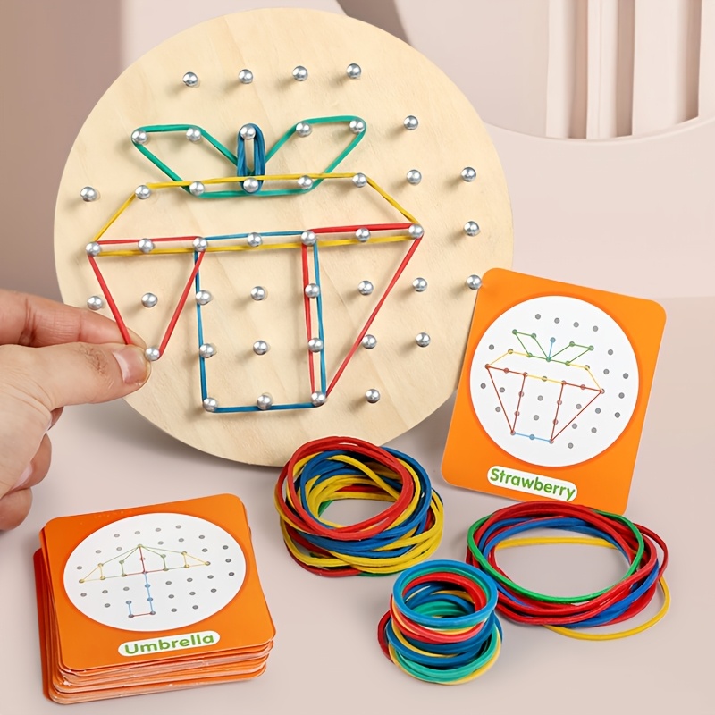 Circular Pegboard Puzzle, Educational Toy for Thinking Skills