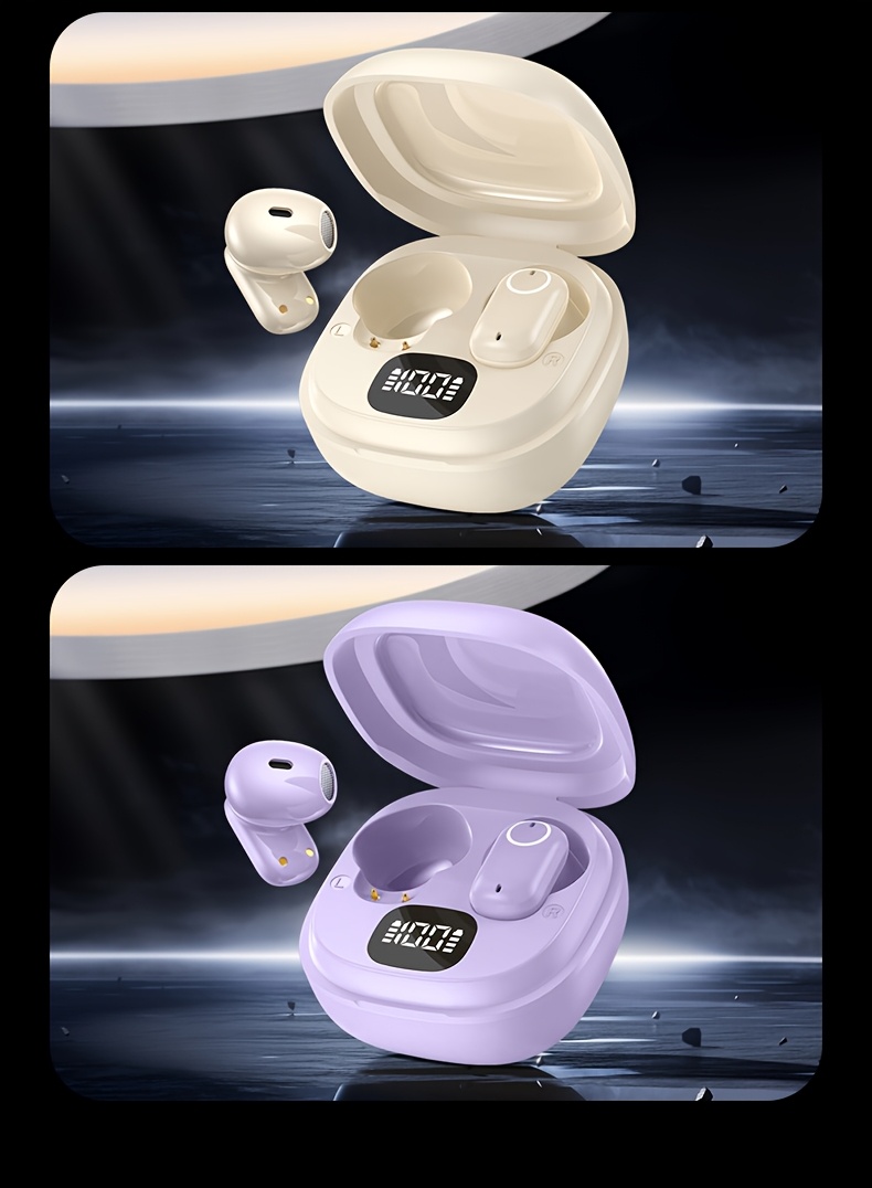 Wireless Earbuds, Wireless 5.4 Bass Stereo Headset | with Noise Cancelling Microphone, LED Display, Touch Control, Pure Bass Sound, Suitable for Laptop, Mobile Phone, Exercise, Gift Recommendations | by ACER