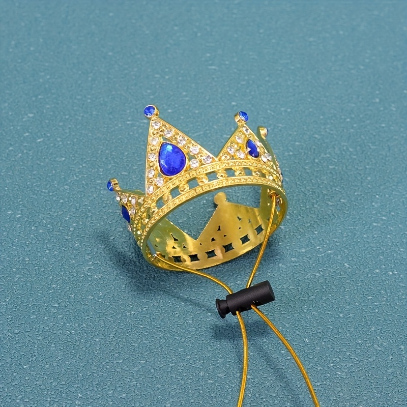 TEMU Pet Crown Leash Crown Headband Hat Birthday Decoration Pet Supplies