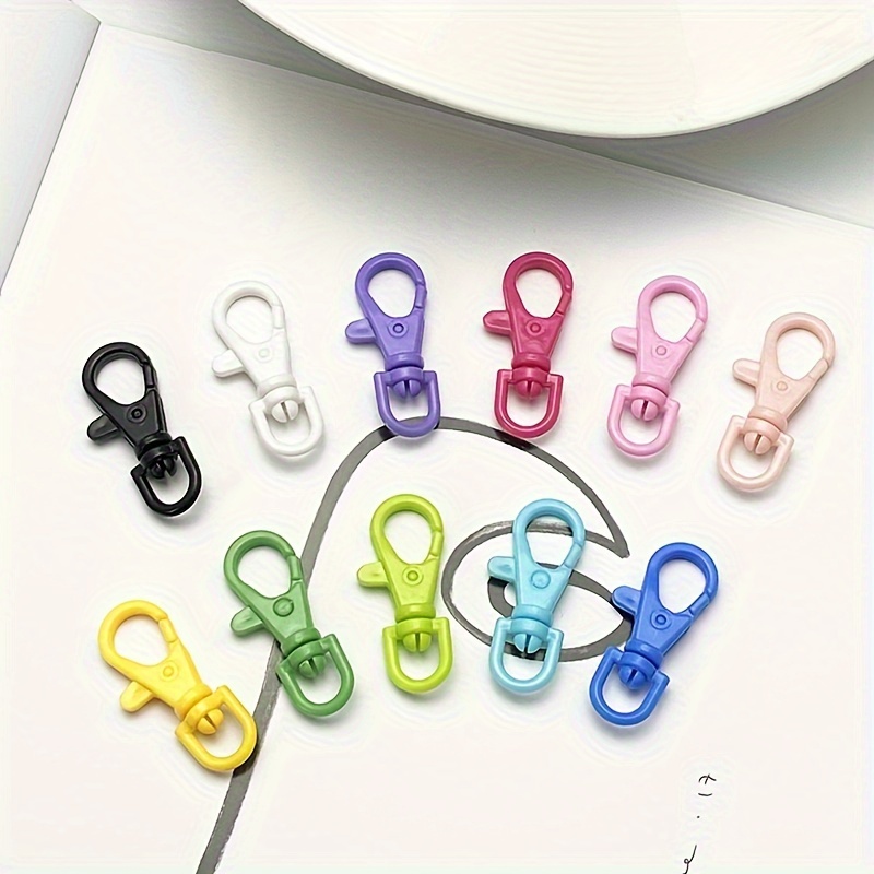 

20/50pcs Colored Mini Plastic Lobster Clasps, Necklace Bracelet Keychain Jewelry Making