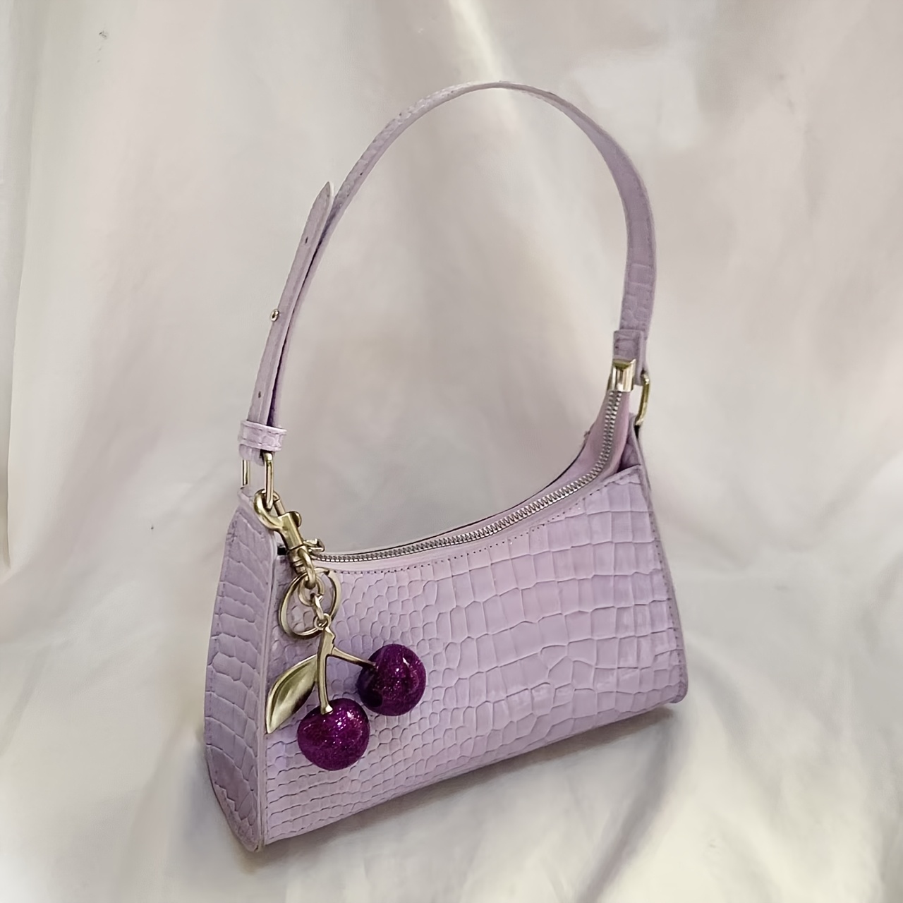purple handbags sold on Temu United States - Main Image