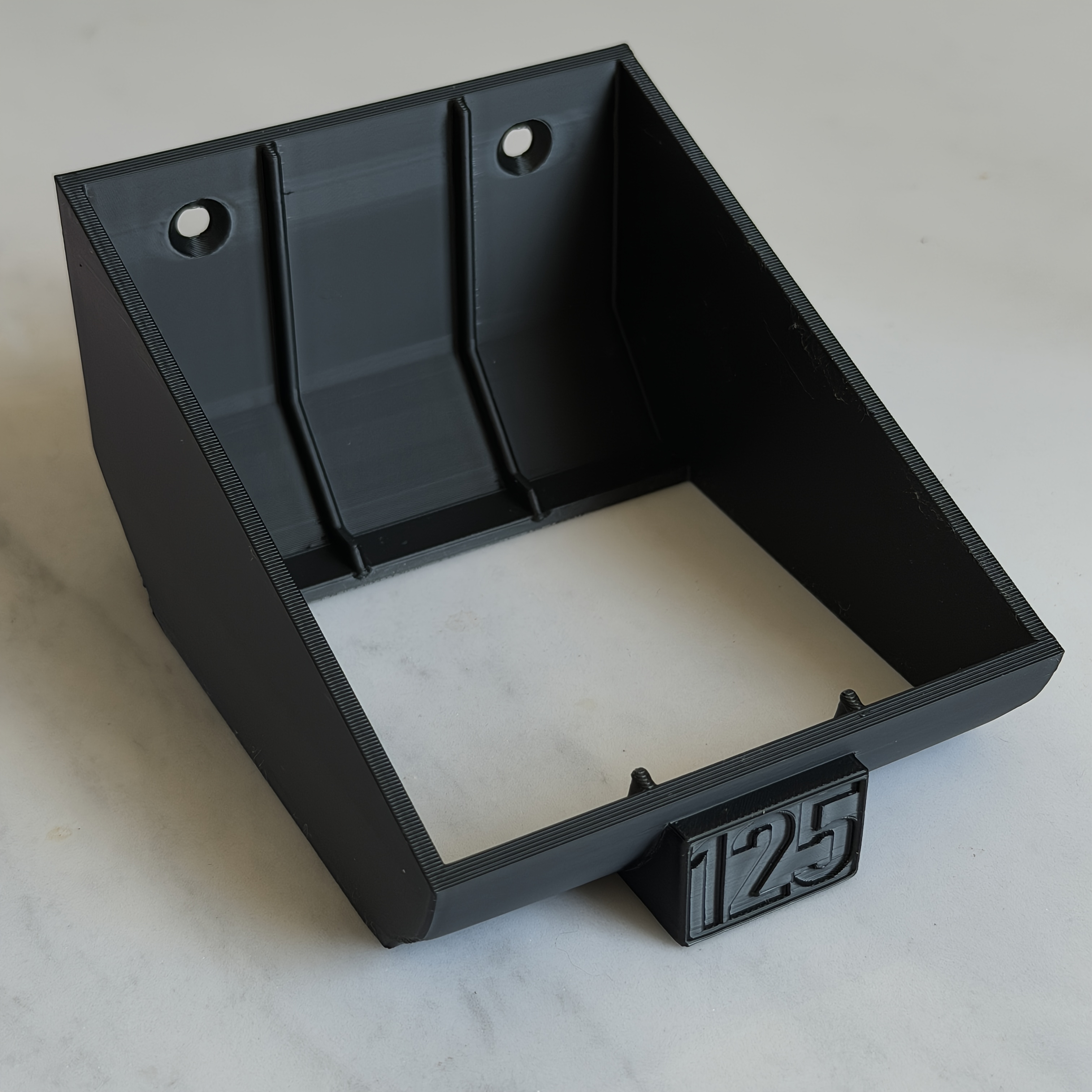 TEMU Soporte de disco de pared de 125 mm, organizador de discos de corte y rectificado, estante de almacenamiento de negro, estantes utilitarios