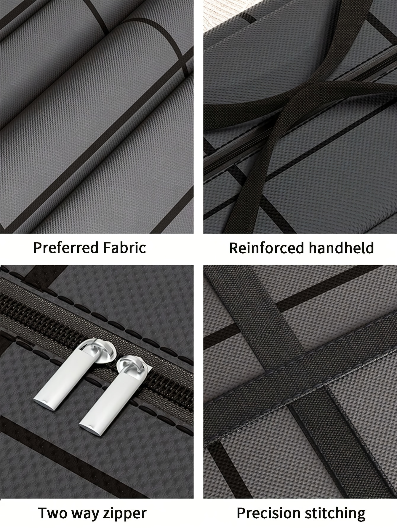 1pc portable storage bag, large capacity travel bag, handling bag, with handle, suitable for quilt, clothing, clothes, and other items storage