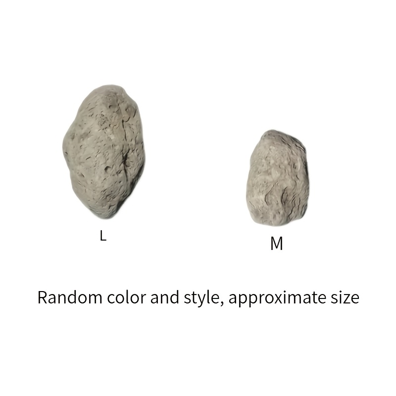 TEMU 2pcs Aquarium Decorative Floating Stones For Office Fish Tank Diy Decoration, Moss-free For Self-planting Hydroponic Plants Random Colorrandom