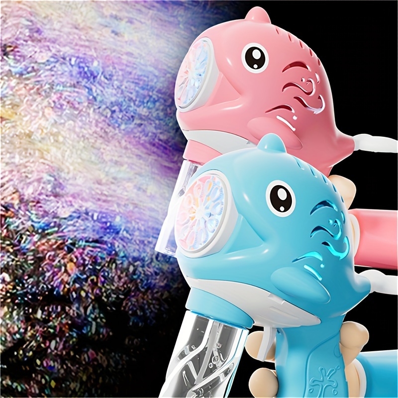 

Whale Bubble Gun Handheld Bubble Machine/wedding Game/valentine's Day Gift Bubble Outdoor Toy [without Battery Without Bubble Water]