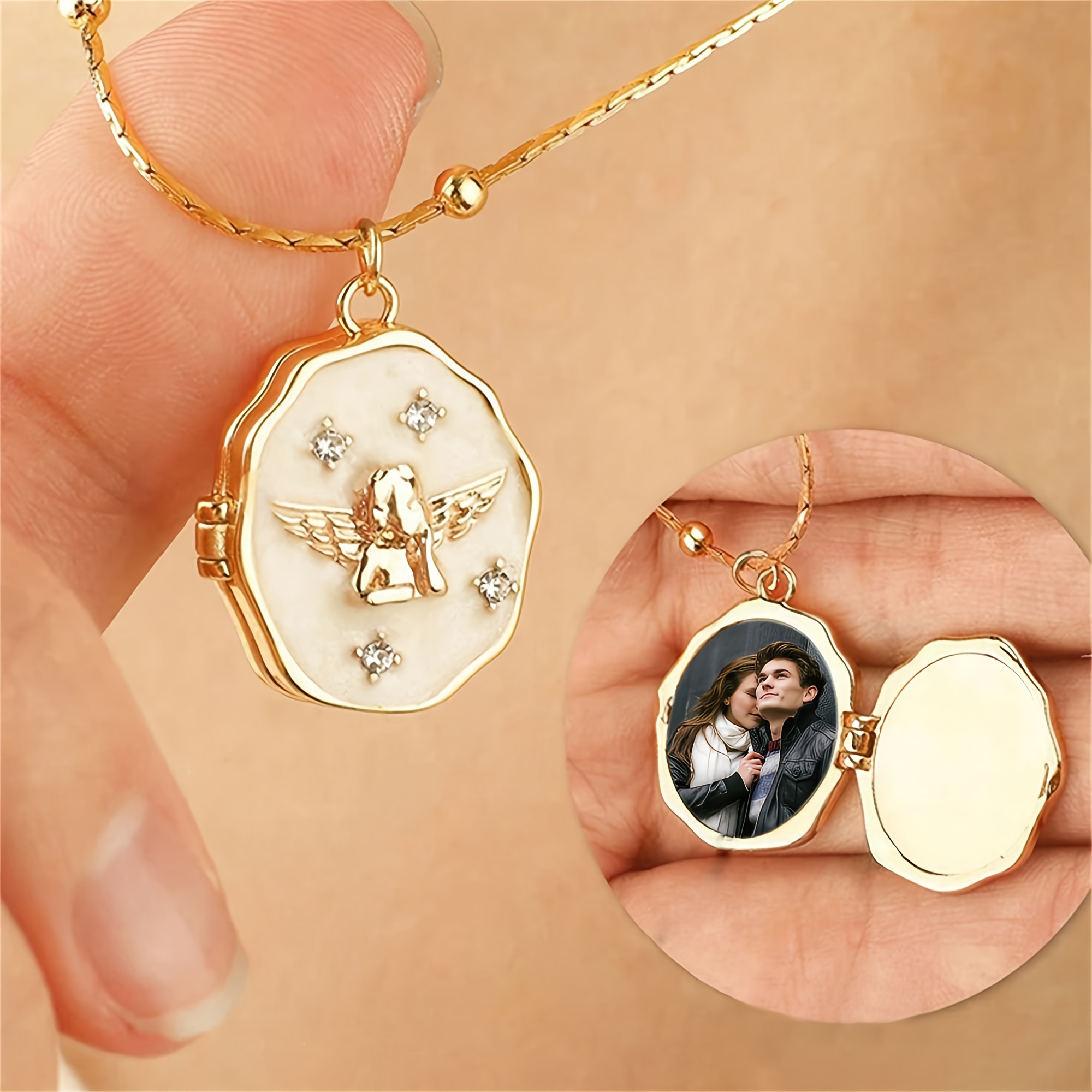 Personalized Pattern Necklace, Custom Photo Pendant With Display Box - Elegant Gift For Mother's Day Or Wife
